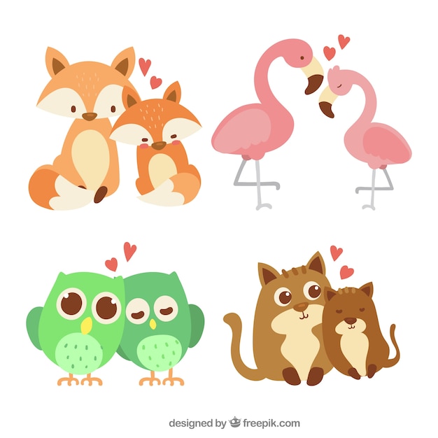 Download Animal Couples Svg : Silhouette Raccoon Couple Cute Animal ...