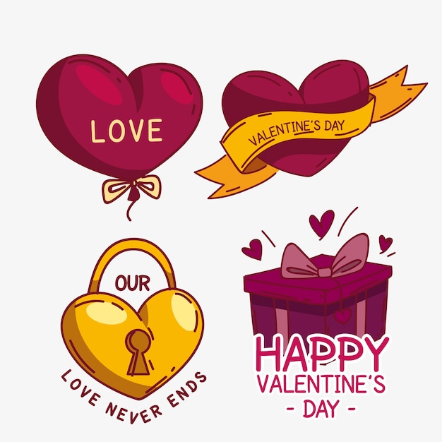 valentines day badge apex