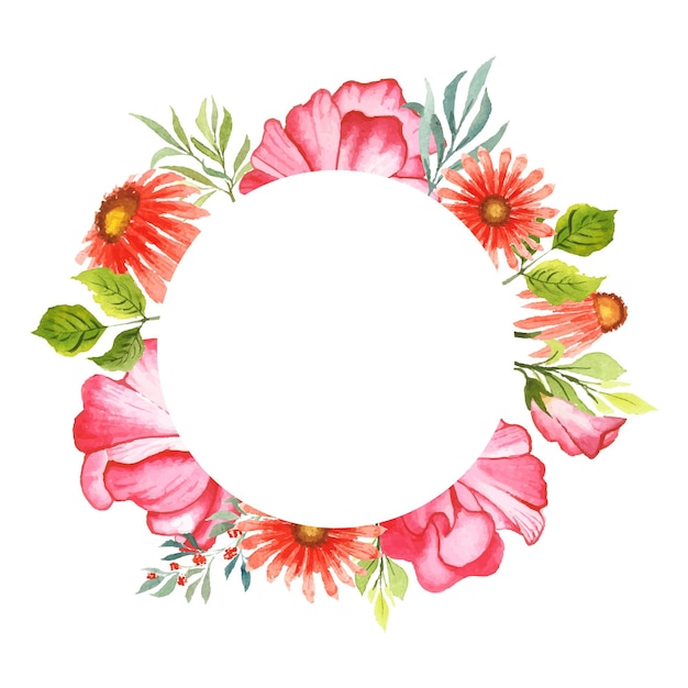 Premium Vector | Hand drawn watercolor flowers