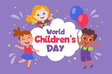Premium Vector | Hand drawn world childrens day concept