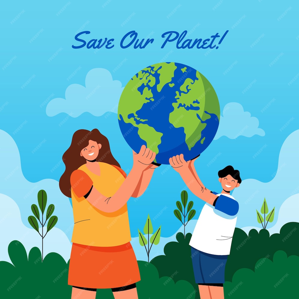 Free Vector | Hand drawn world environment day illustration