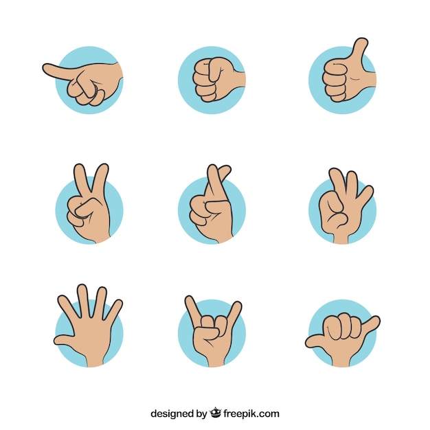 hand illustration vector free download