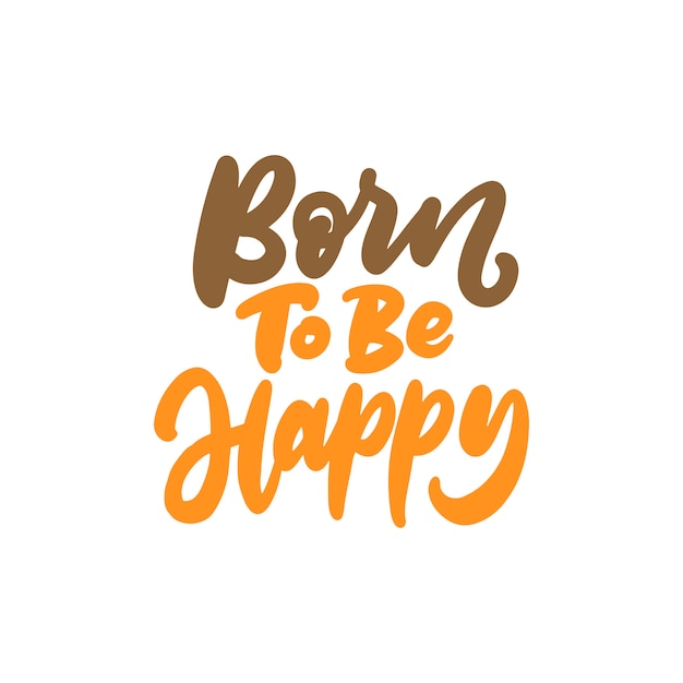 Born to be happy эскиз