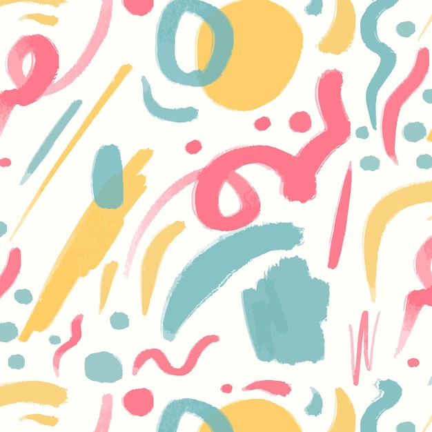 Free Vector | Hand painted abstract painting pattern design