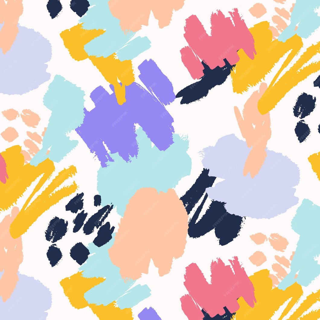 Free Vector | Hand painted abstract painting pattern
