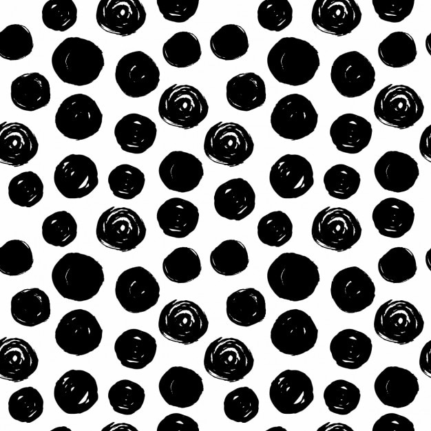 Hand painted dot pattern Vector | Free Download