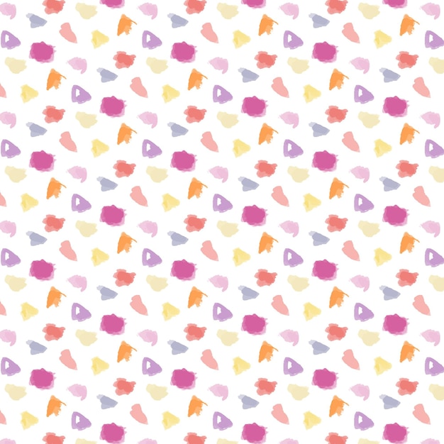 Free Vector | Hand painted dotty pattern with watercolor