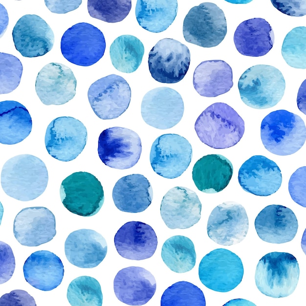 Premium Vector | Hand painted dotty pattern with watercolor