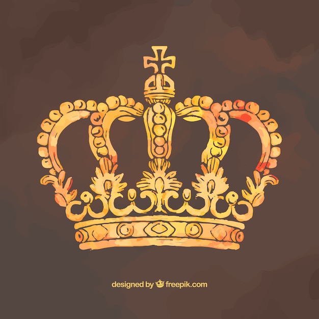 Download Free Hand Painted Golden Crown Free Vector Use our free logo maker to create a logo and build your brand. Put your logo on business cards, promotional products, or your website for brand visibility.
