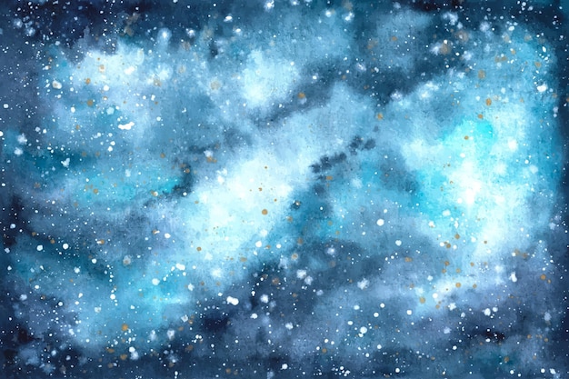 Premium Vector | Hand painted watercolor galaxy background