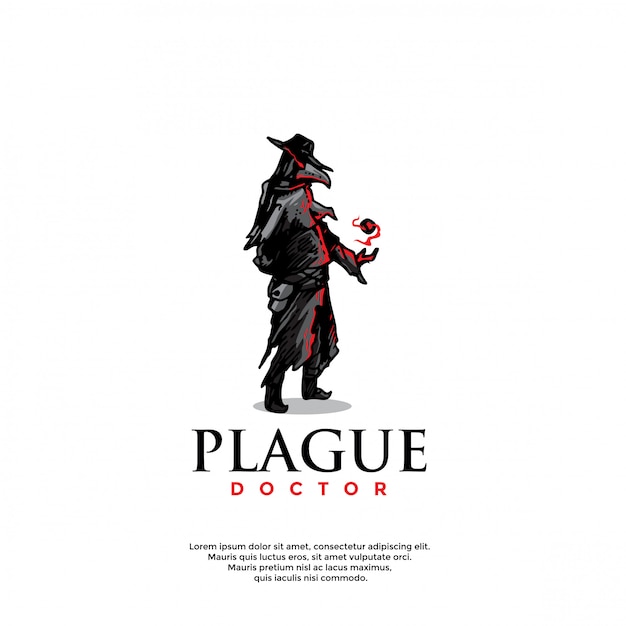 Download Free Handrawn Plague Doctor Logo Premium Vector Use our free logo maker to create a logo and build your brand. Put your logo on business cards, promotional products, or your website for brand visibility.