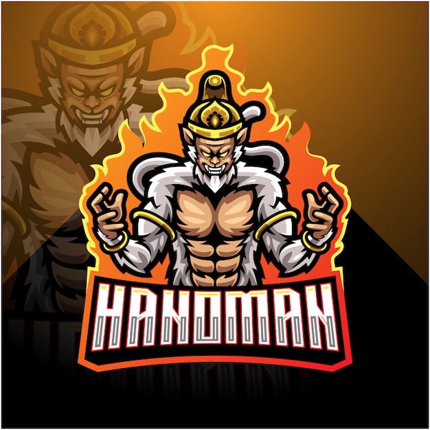 Download Free Hanoman Esport Mascot Logo Template Premium Vector Use our free logo maker to create a logo and build your brand. Put your logo on business cards, promotional products, or your website for brand visibility.