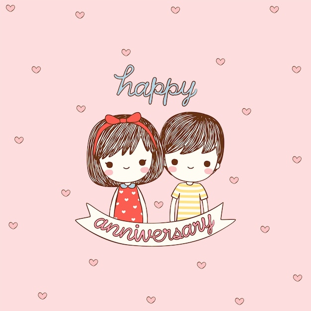 Cute Happy Anniversary Drawings imgstache