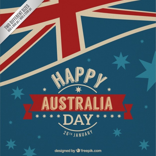 Vector | Happy australia background