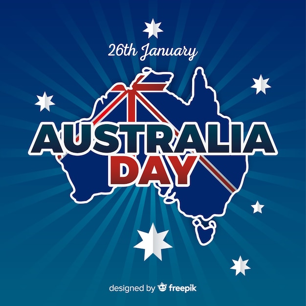 Free Vector Happy australia day