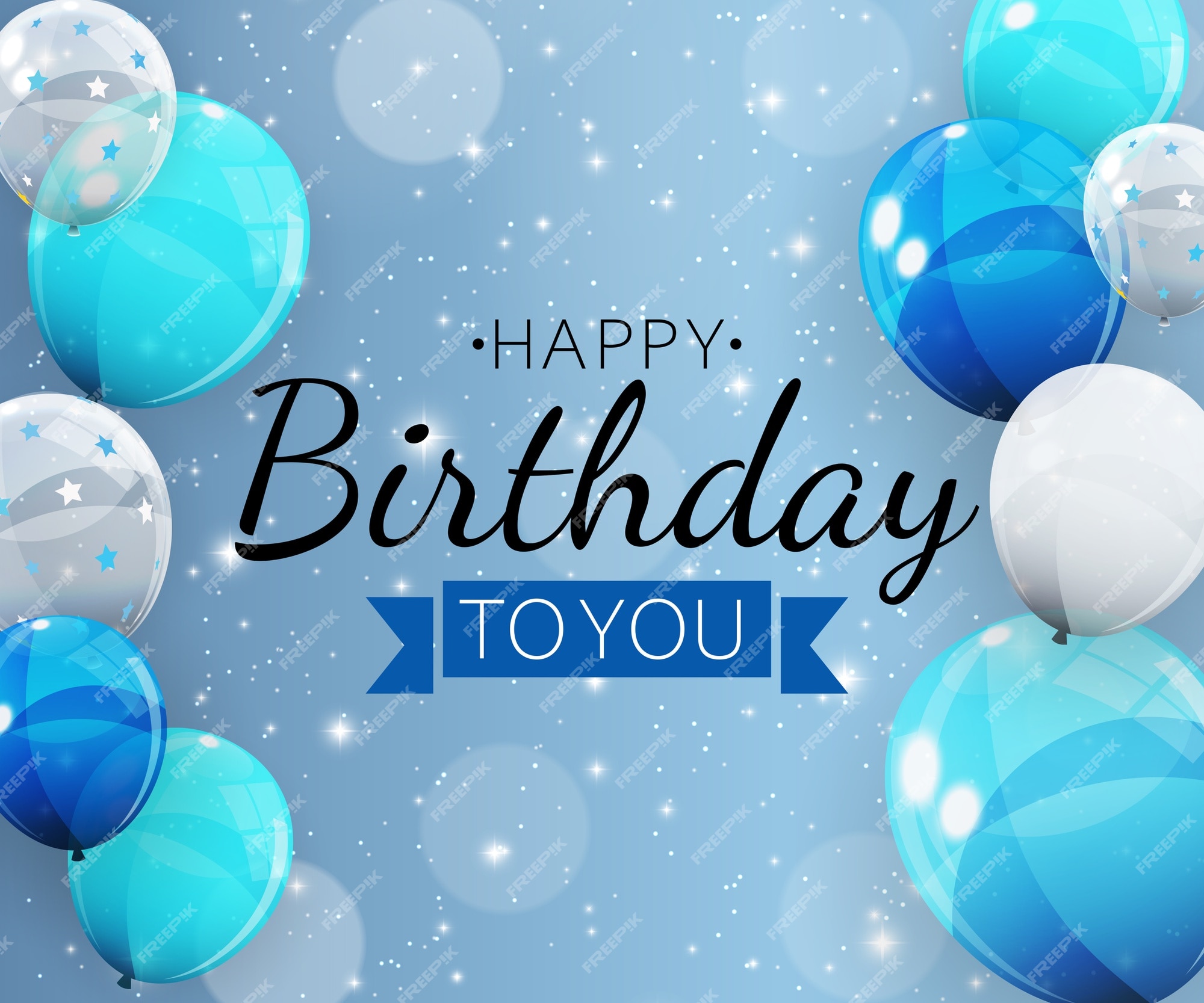 Premium Vector | Happy birthday background with balloons