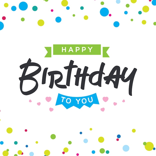 Download Happy birthday background with banner Vector | Premium ...