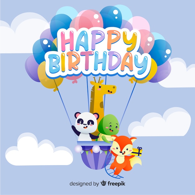 Download Happy birthday background Vector | Free Download