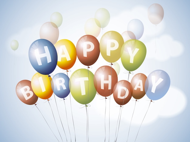 Happy birthday background | Free Vector