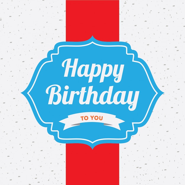 Free Vector | Happy birthday card