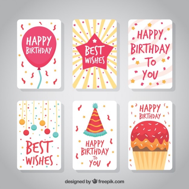 Happy birthday cards collection