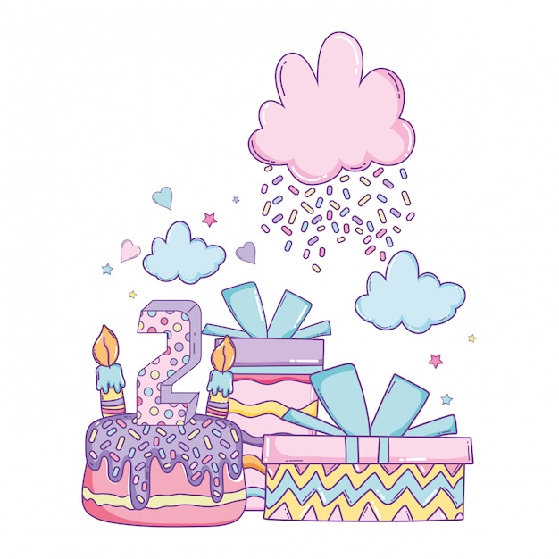 Premium Vector | Happy birthday cartoons