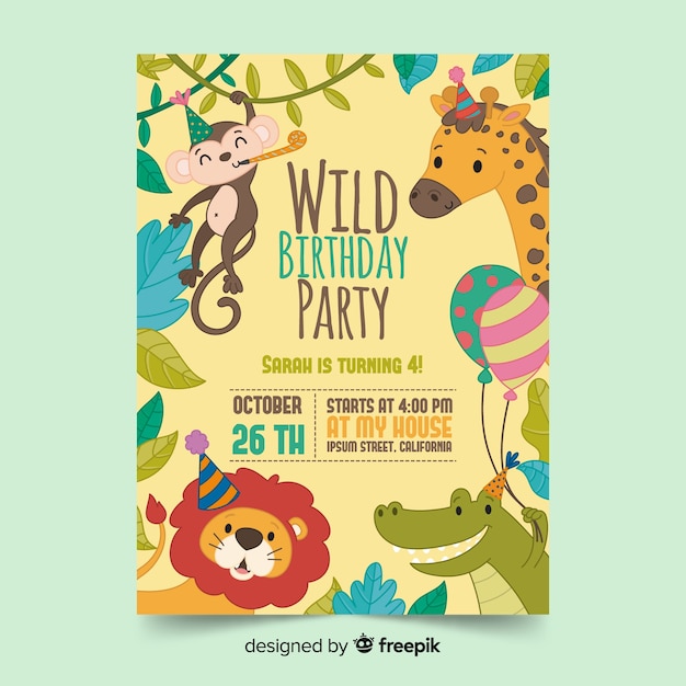 Free Free Birthday Invitation Svg Free 865 SVG PNG EPS DXF File