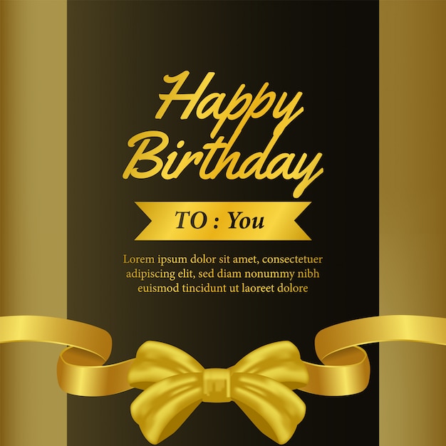 Download Premium Vector | Happy birthday invitation template with ...