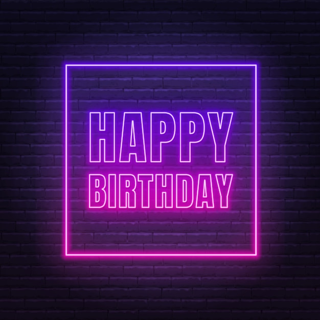 Featured image of post Happy Birthday Letrero Neon