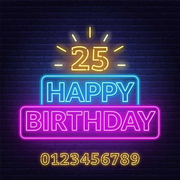 Download Free Happy Birthday Neon Sign Greeting Card Template On Dark Use our free logo maker to create a logo and build your brand. Put your logo on business cards, promotional products, or your website for brand visibility.