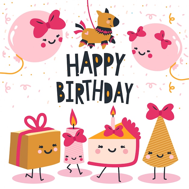 Premium Vector | Happy Birthday Party