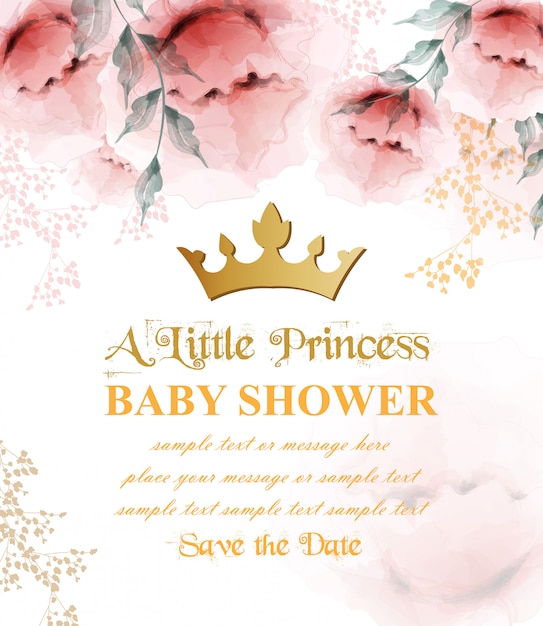 Download Happy birthday princess card Vector | Premium Download