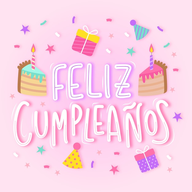 free-vector-happy-birthday-in-spanish-lettering-with-cake