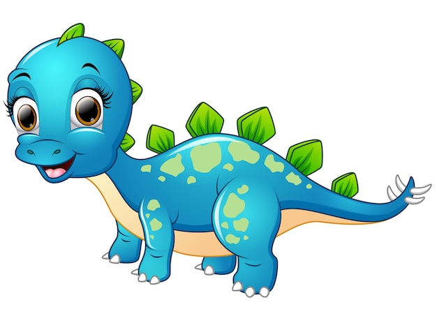 small blue dinosaur