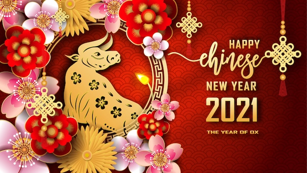 Premium Vector Happy Chinese New Year 2021