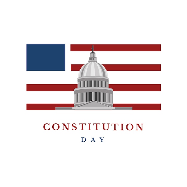 Premium Vector | Happy constitution day illustratiton vector