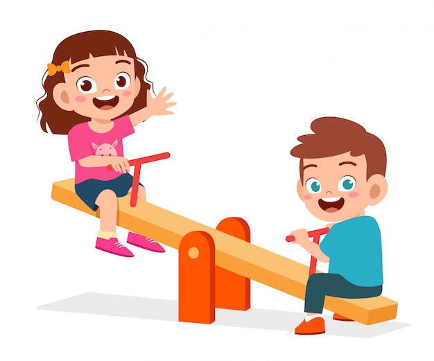 play seesaw