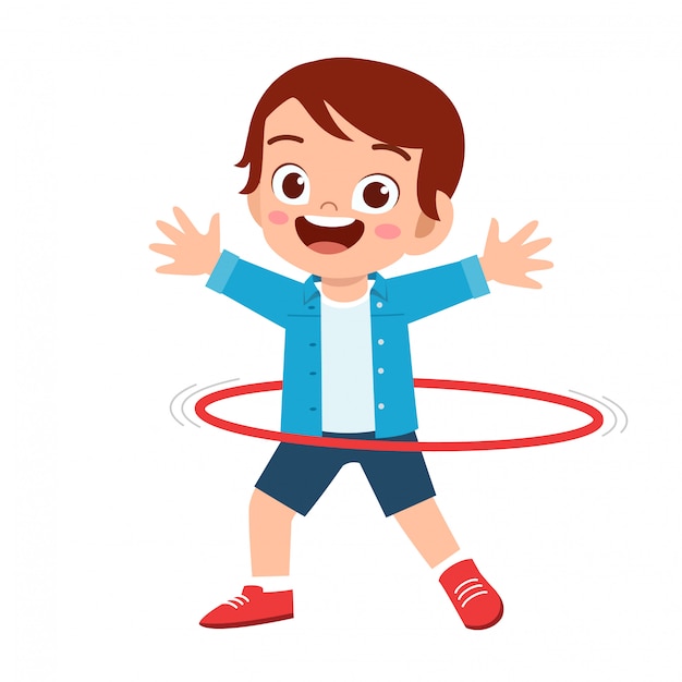 play hula hoop