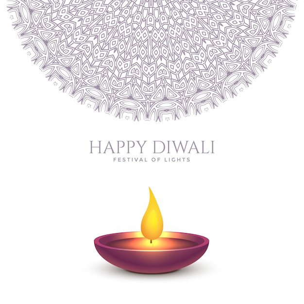 Happy diwali beautiful background design