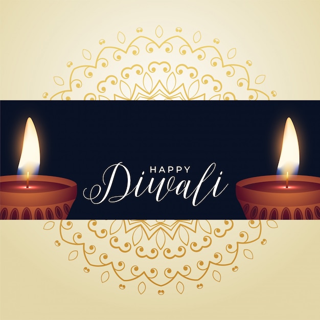 Happy diwali festival greeting\
background