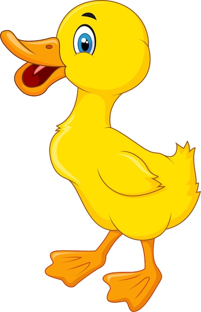 Happy Duck Clip Art