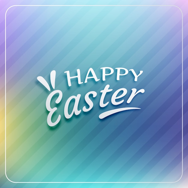 Happy easter background with stripes