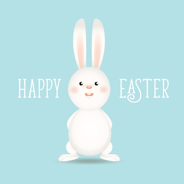 Happy easter bunny