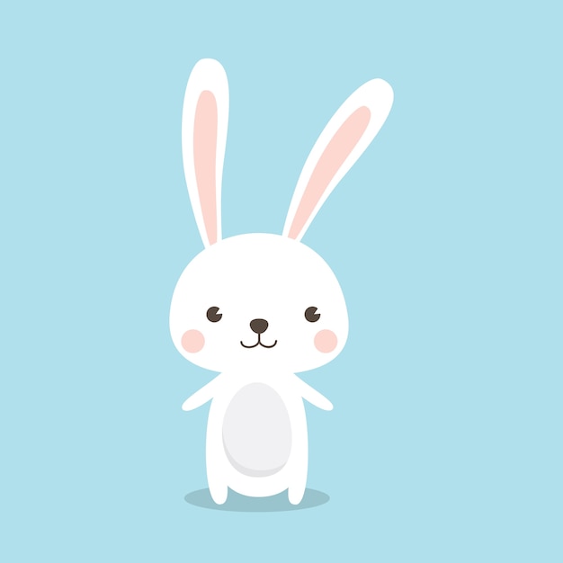 Download Happy easter bunny | Premium Vector