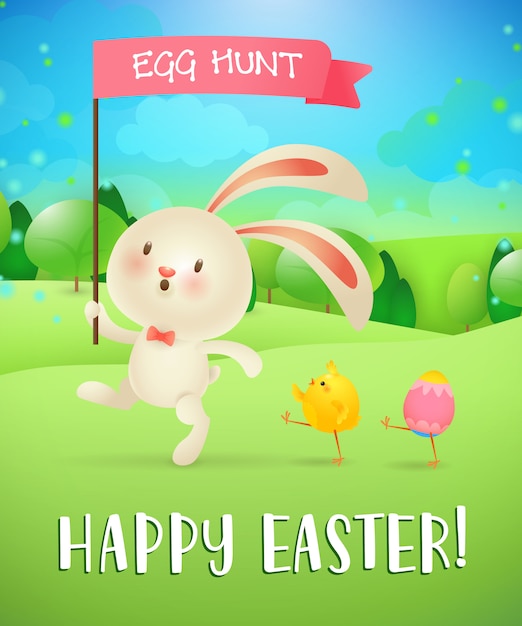 Free Easter Egg Hunt Vectors 2 000 Images In Ai Eps Format