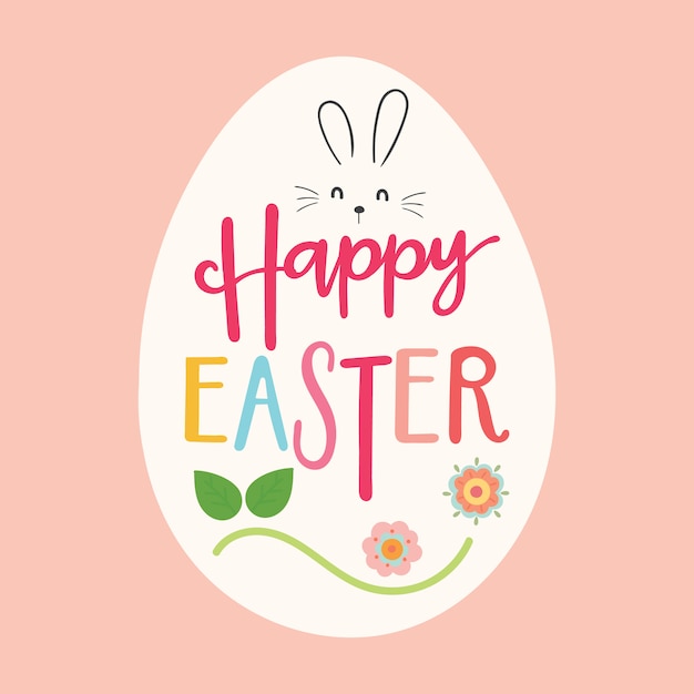 Premium Vector | Happy easter vector