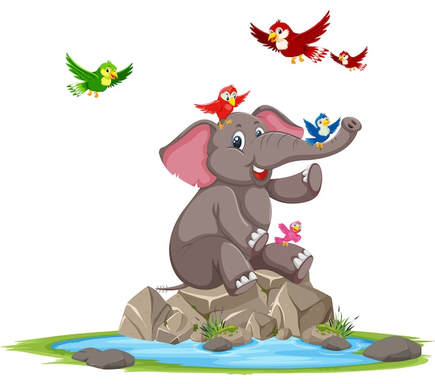 Free Free Happy Elephant Svg 632 SVG PNG EPS DXF File