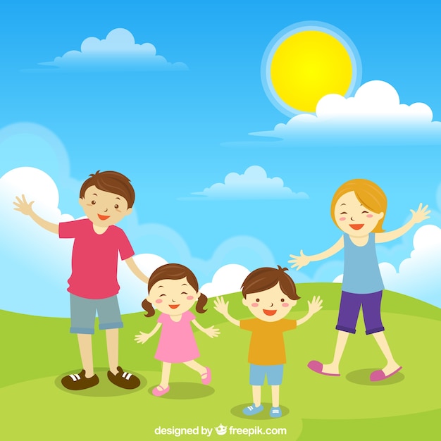 Free Free Family Illustration Svg 895 SVG PNG EPS DXF File