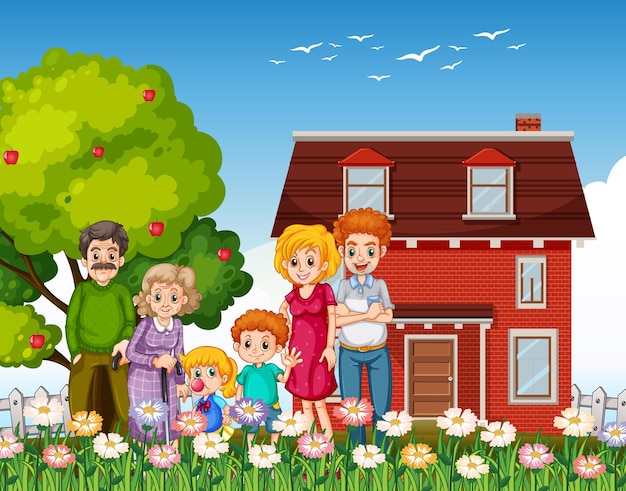 Free Free 285 Family Home Svg SVG PNG EPS DXF File