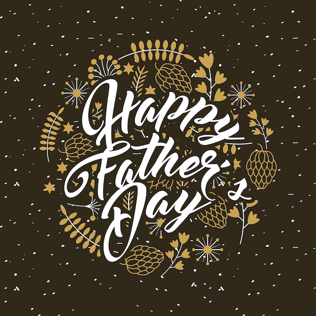 Premium Vector Happy Father Day Design